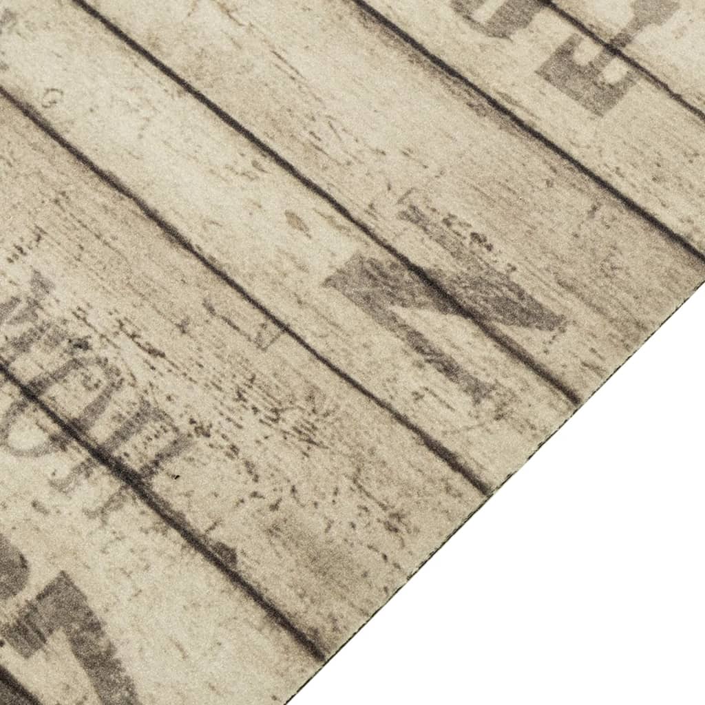 Kitchen rug washable Fence 60x180 cm velvet