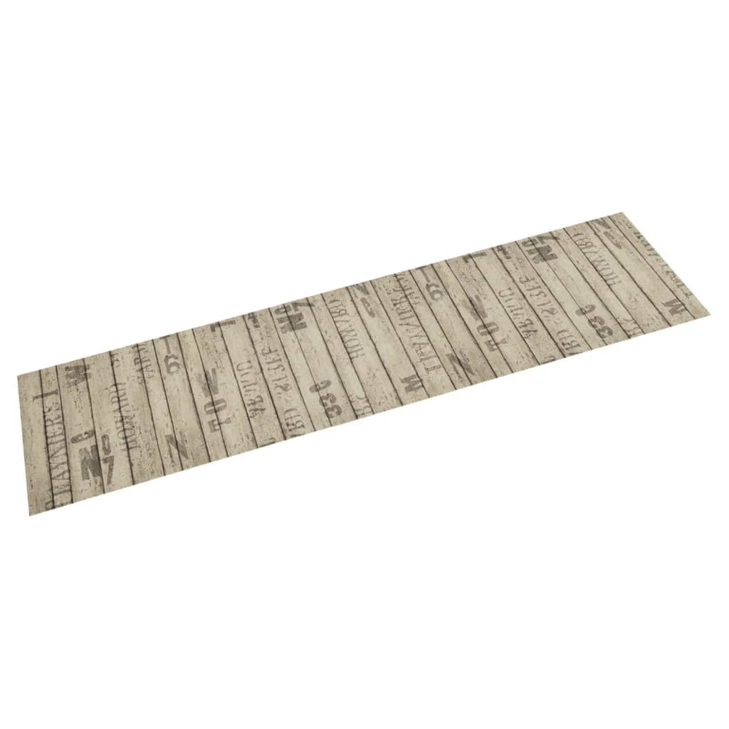 Kitchen rug washable Fence 60x300 cm velvet
