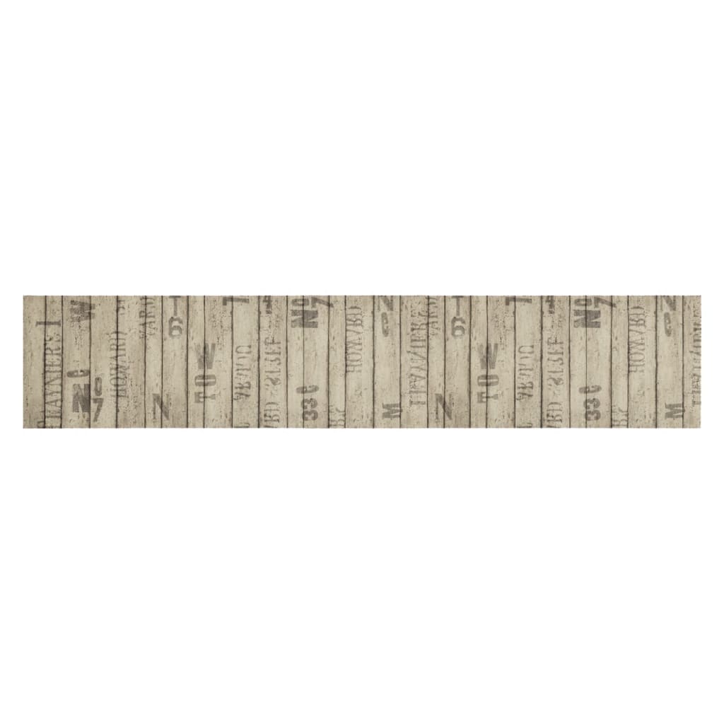 Kitchen rug washable Fence 60x300 cm velvet