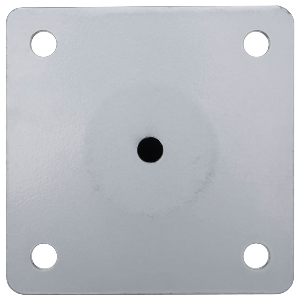 Parasol base for Ø38/48 mm pole silver steel