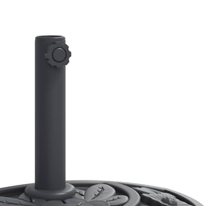 Parasol foot for Ø38 / 48 mm rods 9 kg semi-round