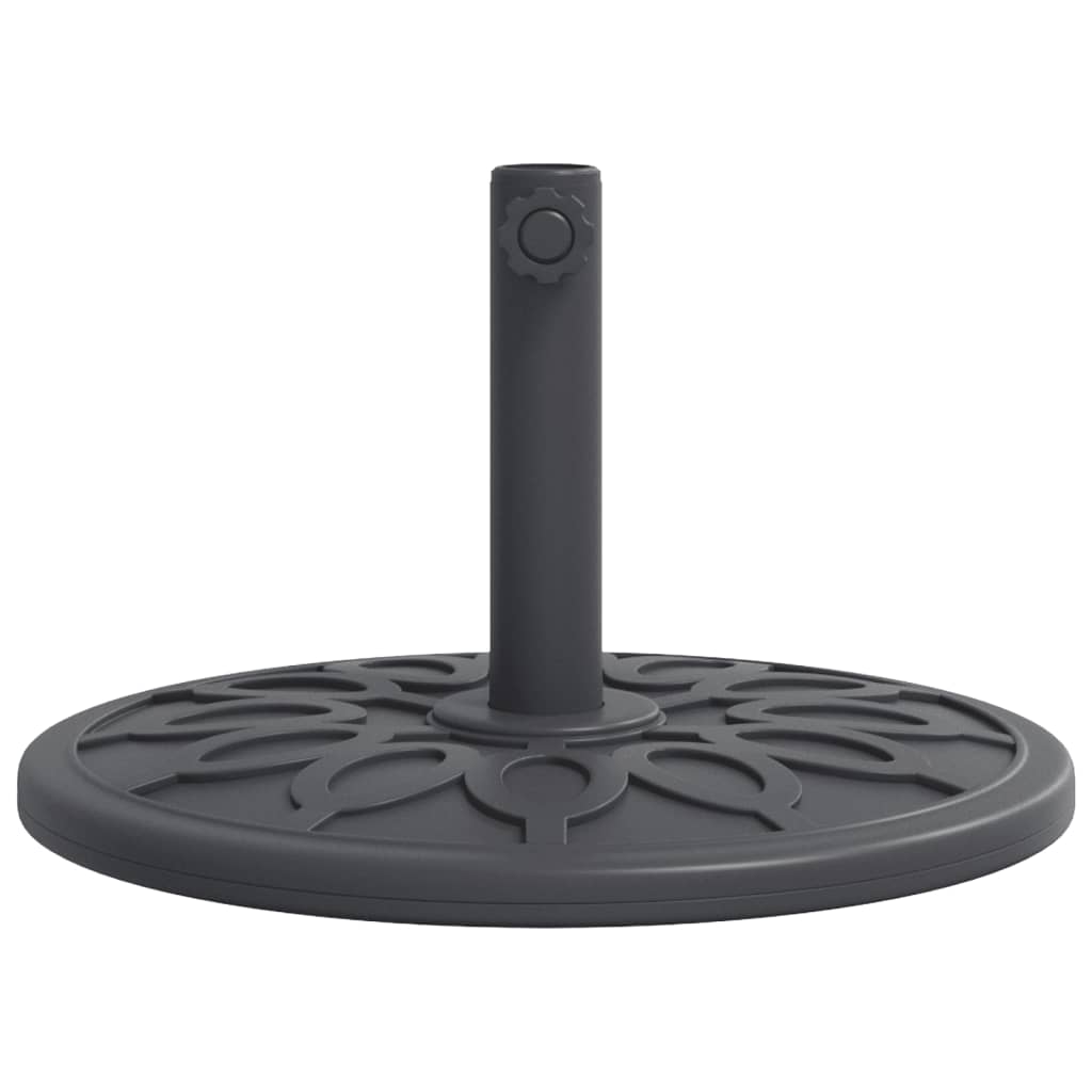 Parasol base for Ø38 / 48 mm poles 12 kg round