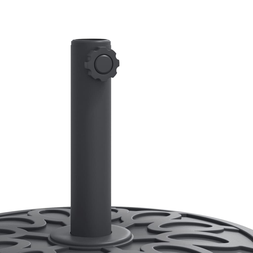 Parasol base for Ø38 / 48 mm poles 12 kg round