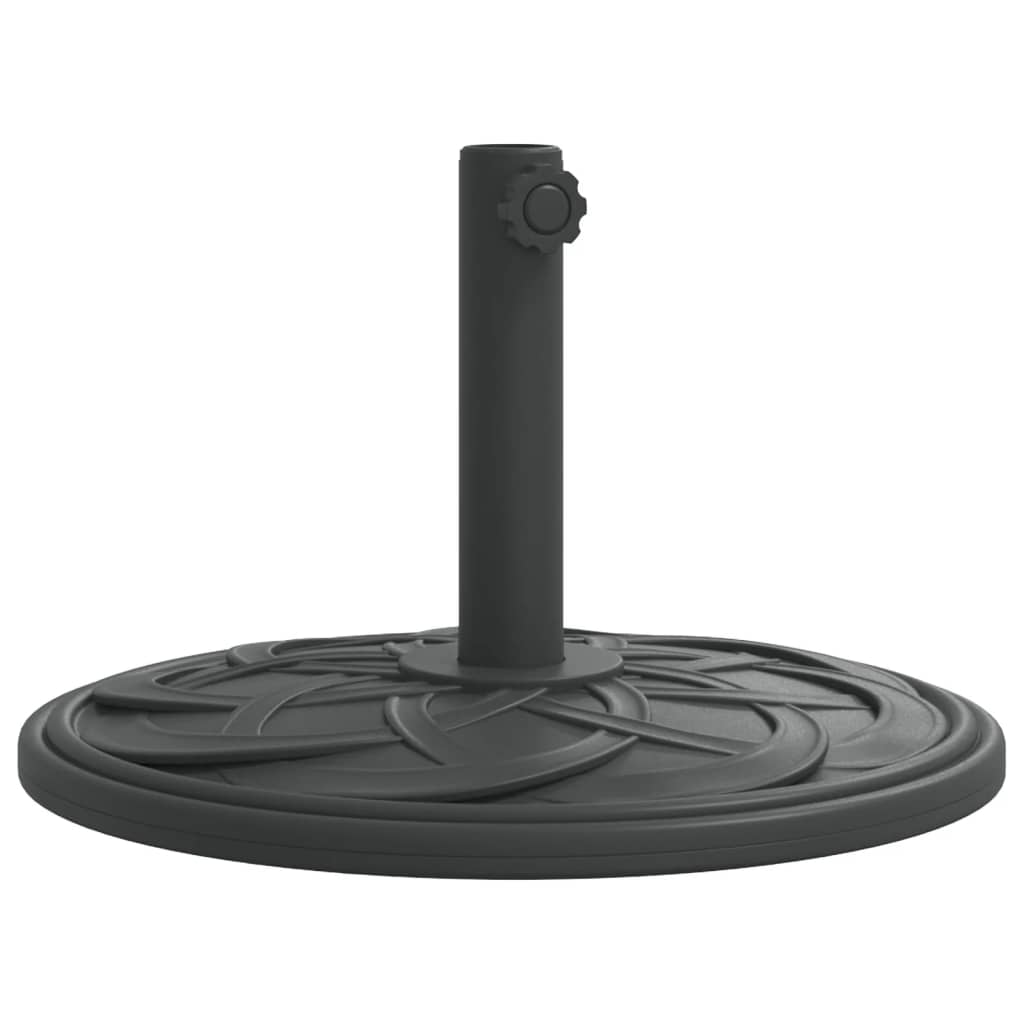 Parasol base for Ø38 / 48 mm poles 12 kg round