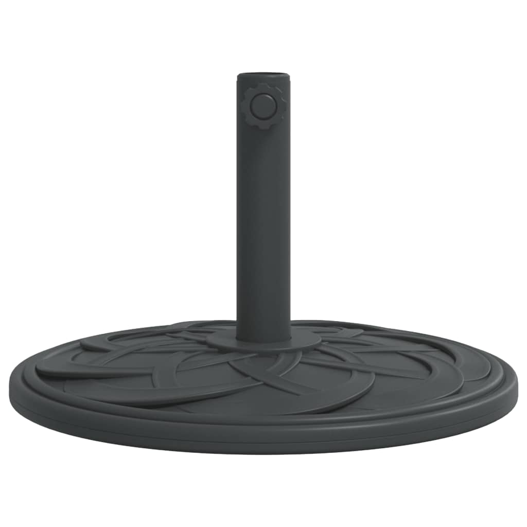 Parasol base for Ø38 / 48 mm poles 12 kg round