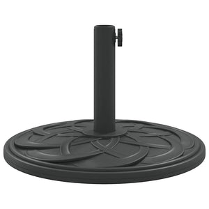 Parasol base for Ø38 / 48 mm poles 12 kg round