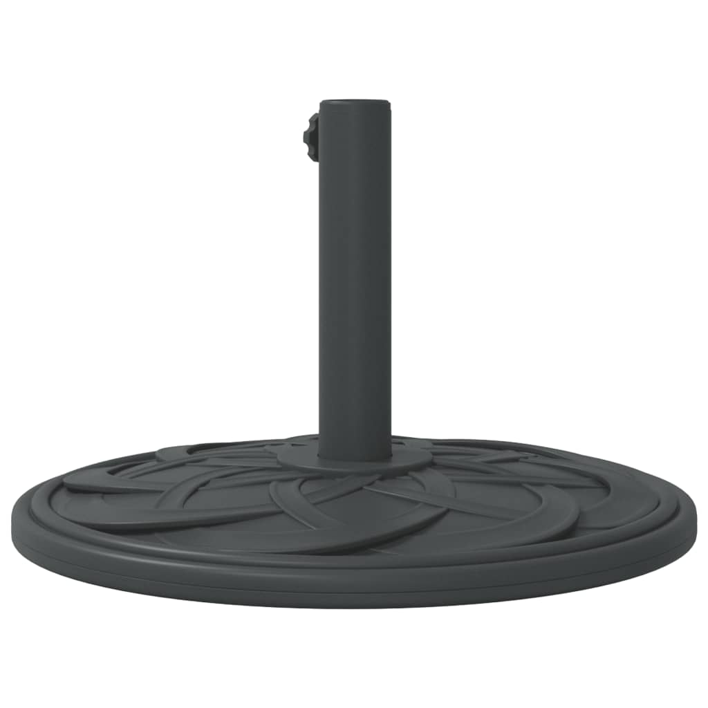Parasol base for Ø38 / 48 mm poles 12 kg round