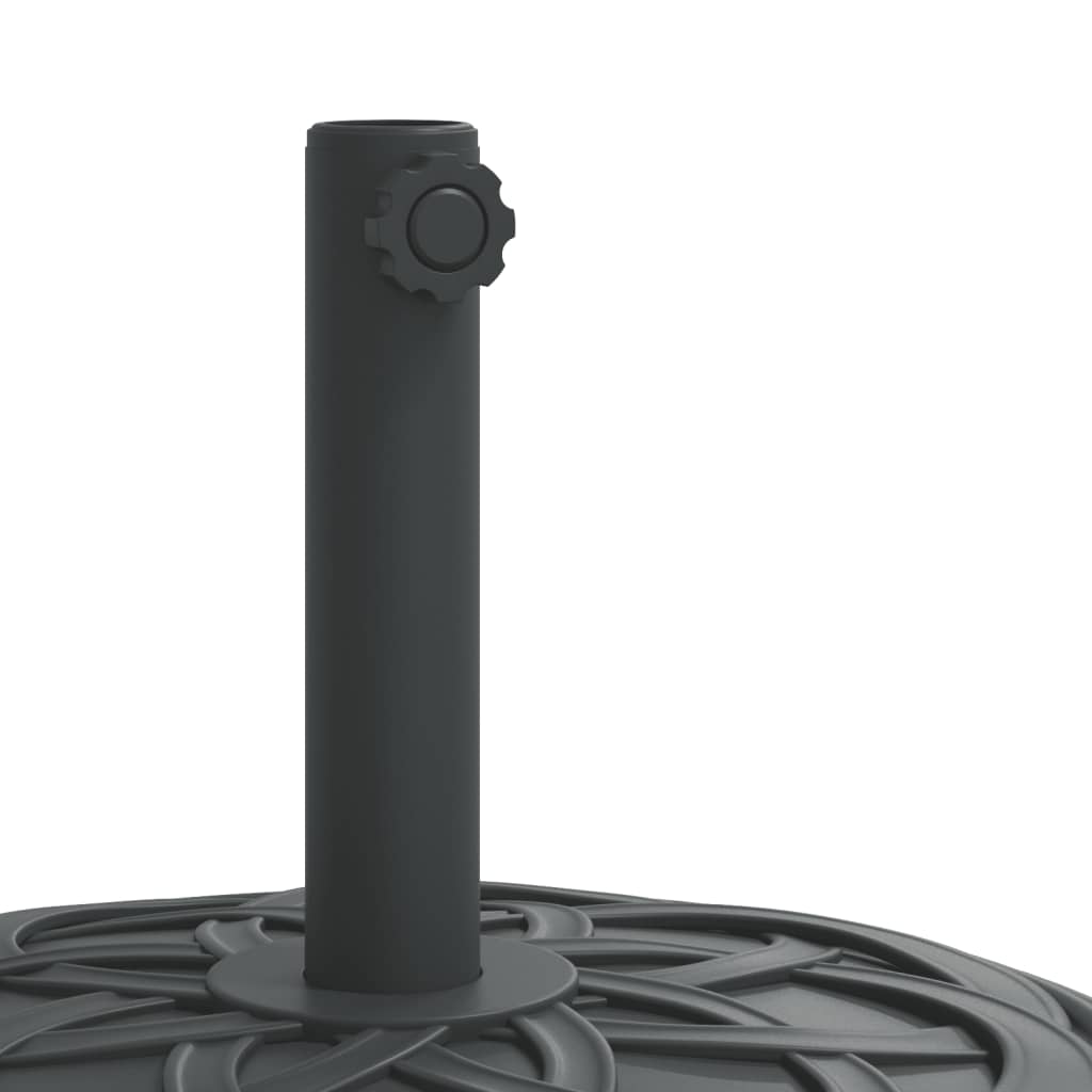 Parasol base for Ø38 / 48 mm poles 12 kg round