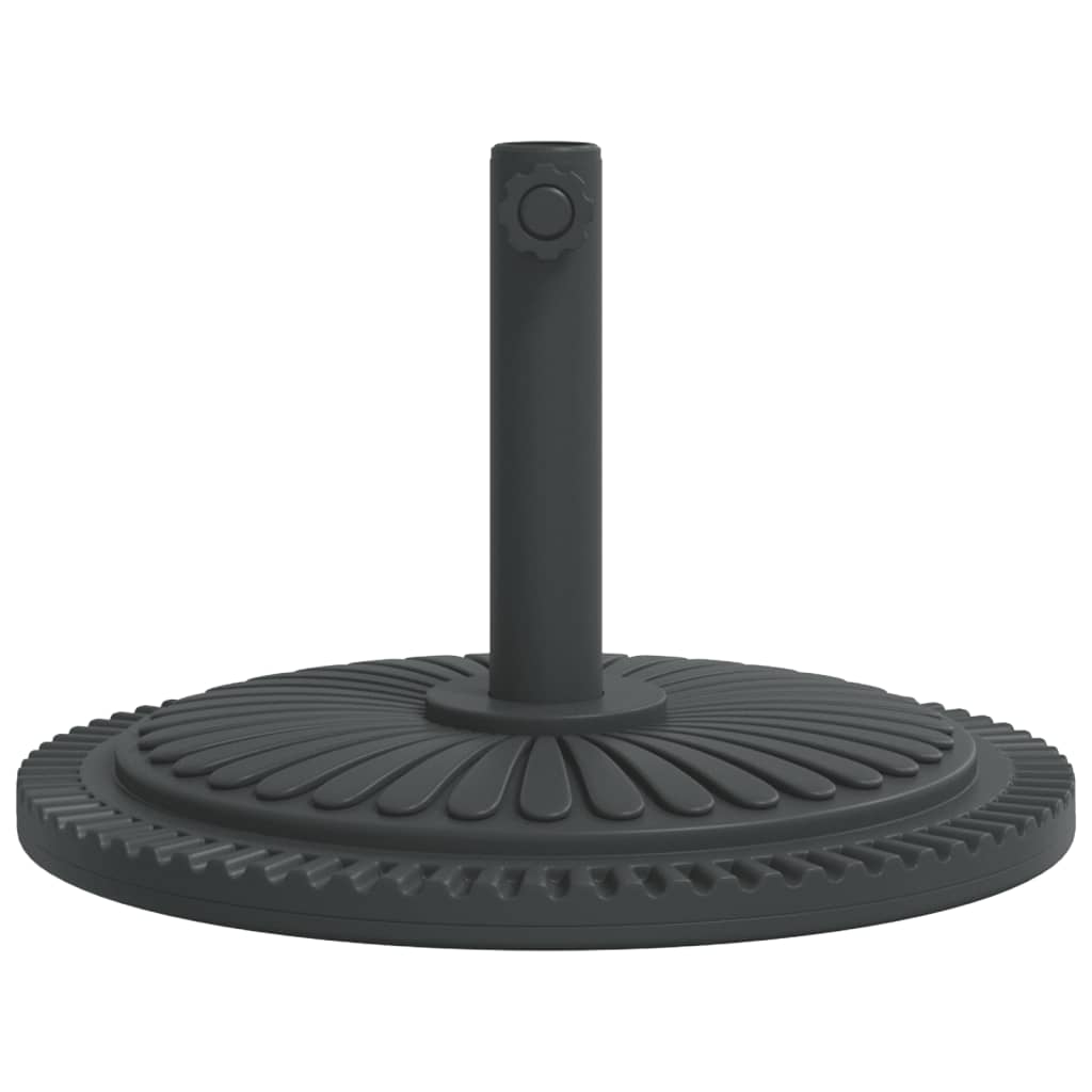 Parasol base for Ø38 / 48 mm poles 12 kg round