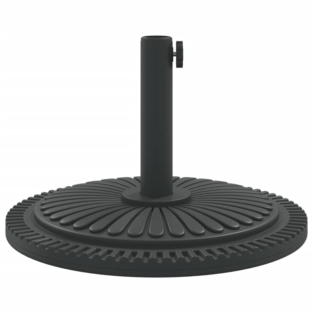 Parasol base for Ø38 / 48 mm poles 12 kg round