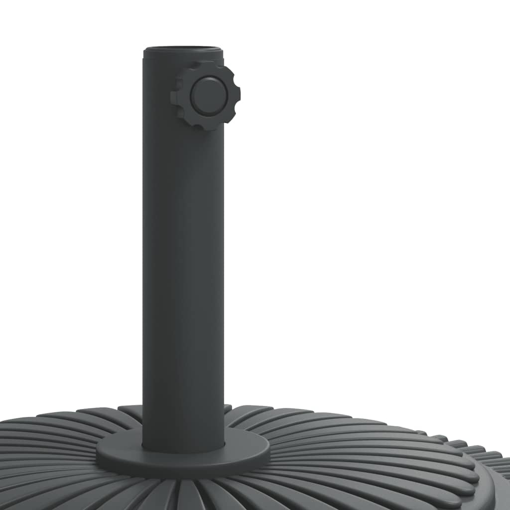 Parasol base for Ø38 / 48 mm poles 12 kg round