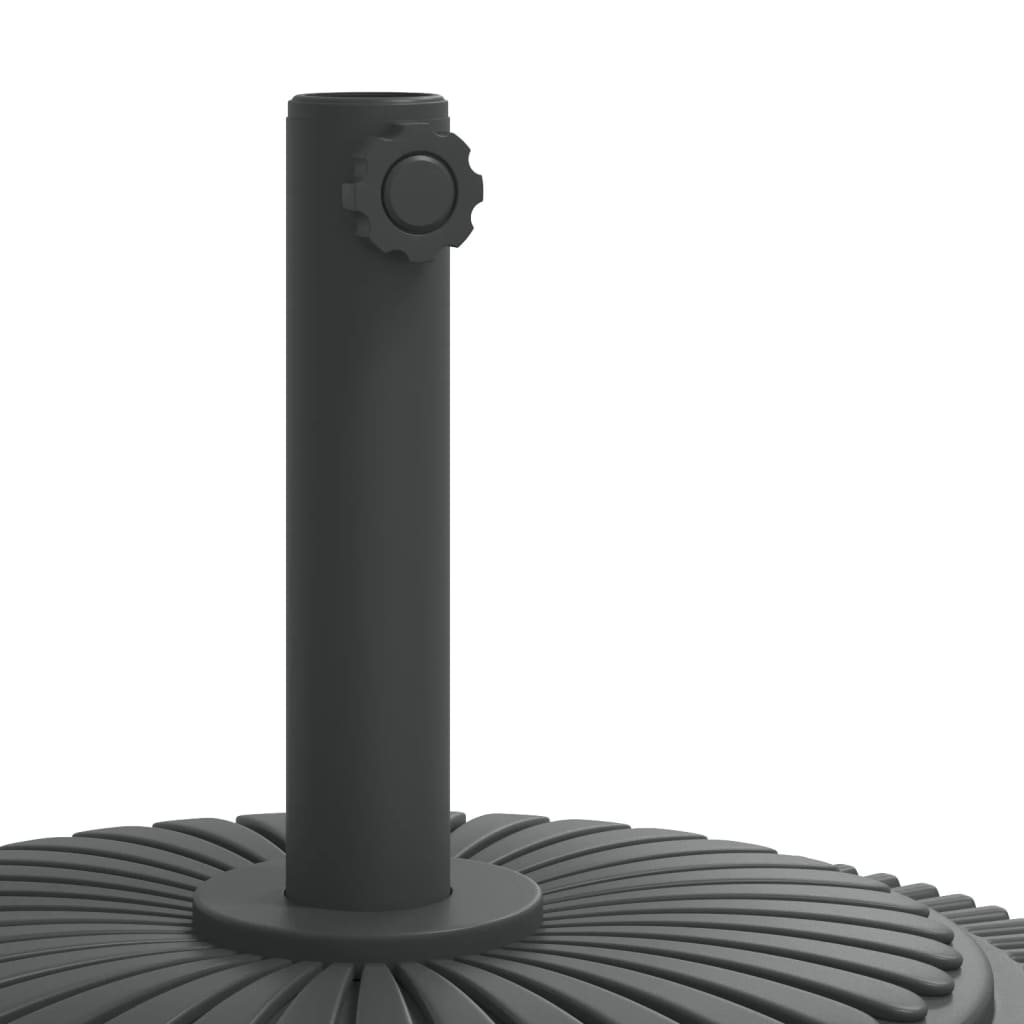 Parasol base for Ø38 / 48 mm poles 25 kg round