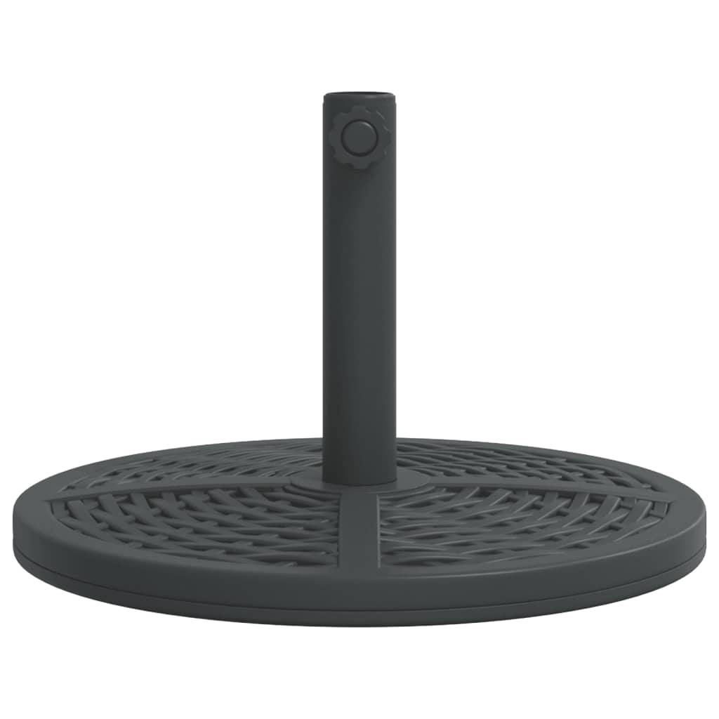 Parasol base for Ø38 / 48 mm poles 12 kg round