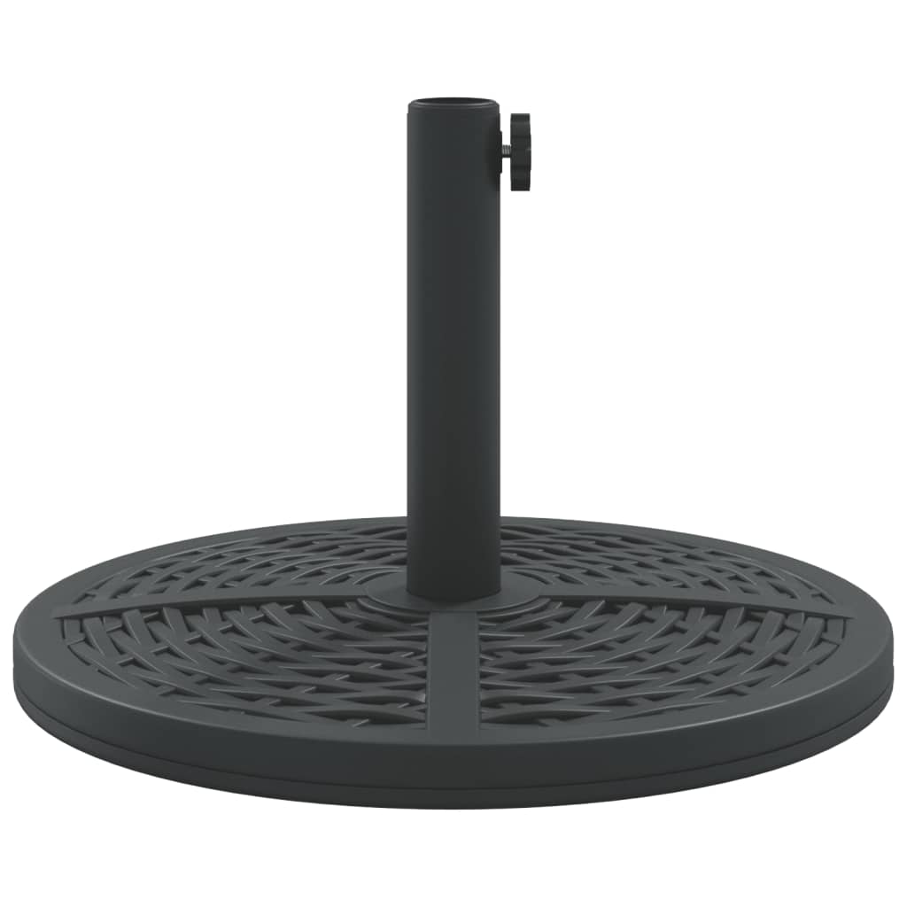 Parasol base for Ø38 / 48 mm poles 12 kg round