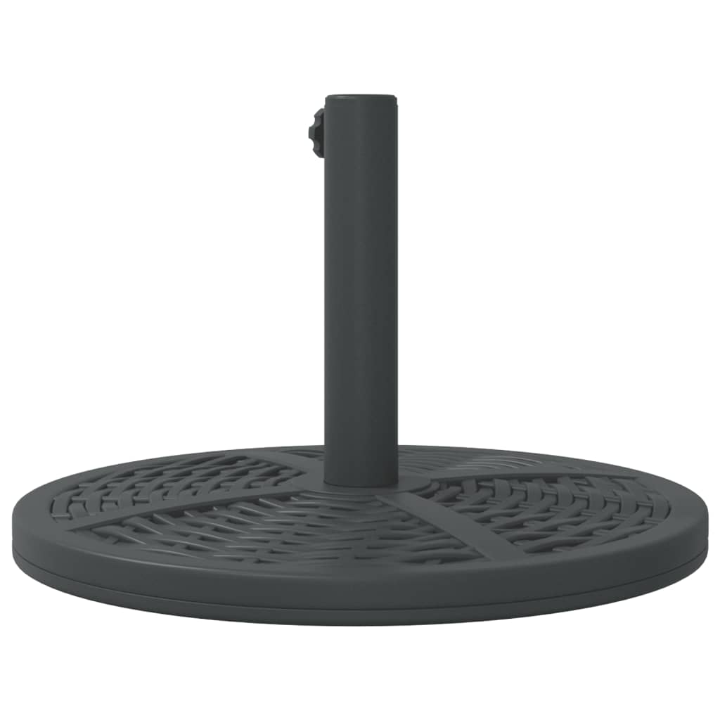Parasol base for Ø38 / 48 mm poles 12 kg round