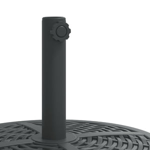 Parasol base for Ø38 / 48 mm poles 12 kg round