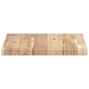 Floating shelf 40x30x2 cm untreated solid acacia wood