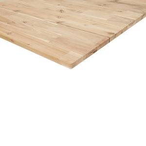Floating shelf 40x30x2 cm untreated solid acacia wood