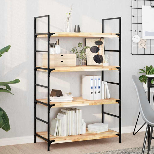 Floating shelf 80x40x4 cm untreated solid acacia wood