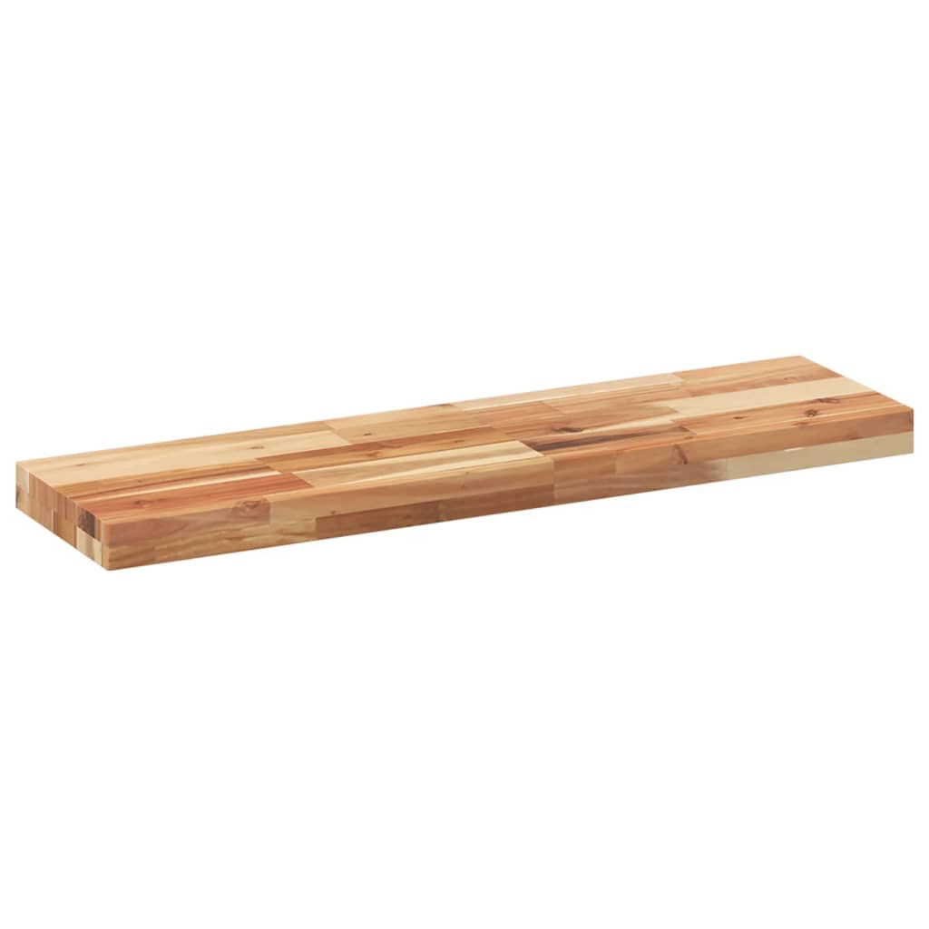 Floating shelf 100x20x4 cm oiled solid acacia wood
