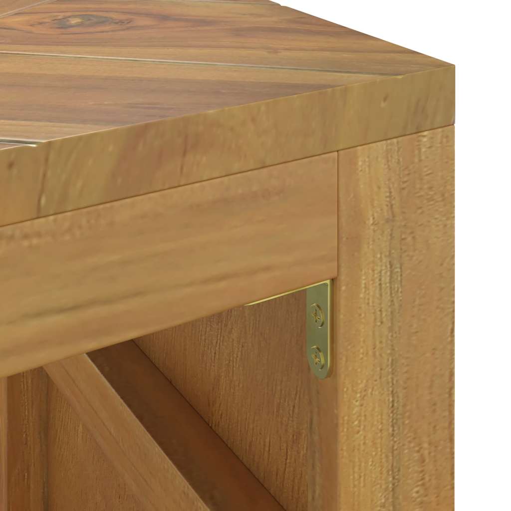 Coffee table 110x35x38 cm solid teak