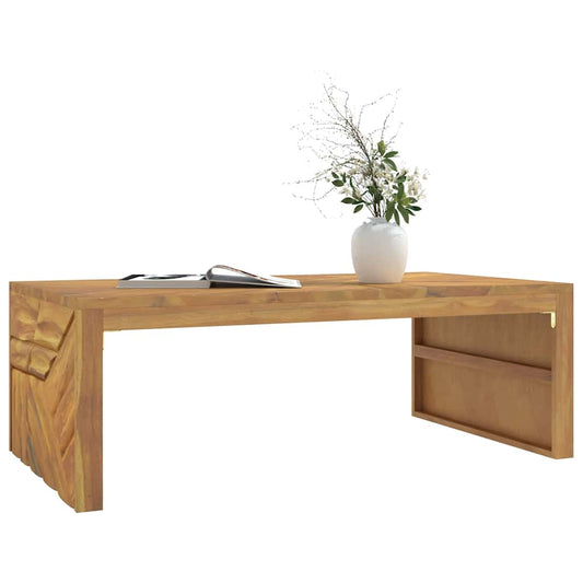 Coffee table 110x60x38 cm solid teak