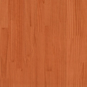 Bed frame for children wax brown 90x190 cm solid pine wood