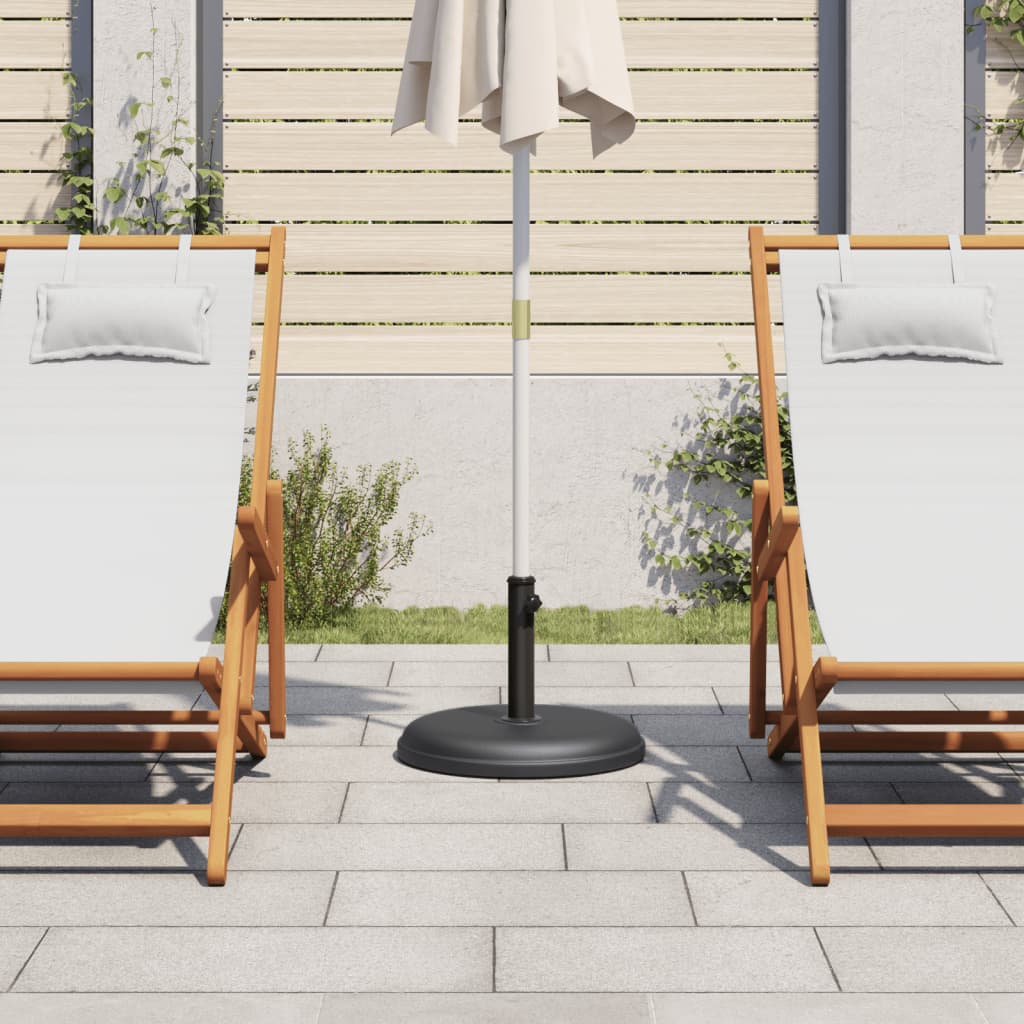 Parasol base for Ø32/35/38 mm poles 15 kg round