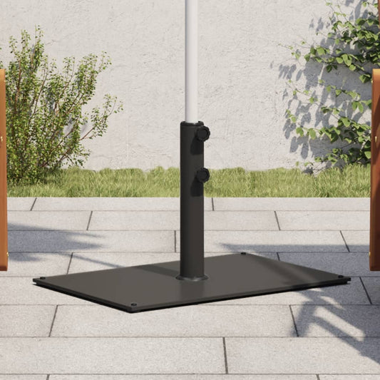 Parasol base for Ø32/38/48 mm poles 15 kg rectangular