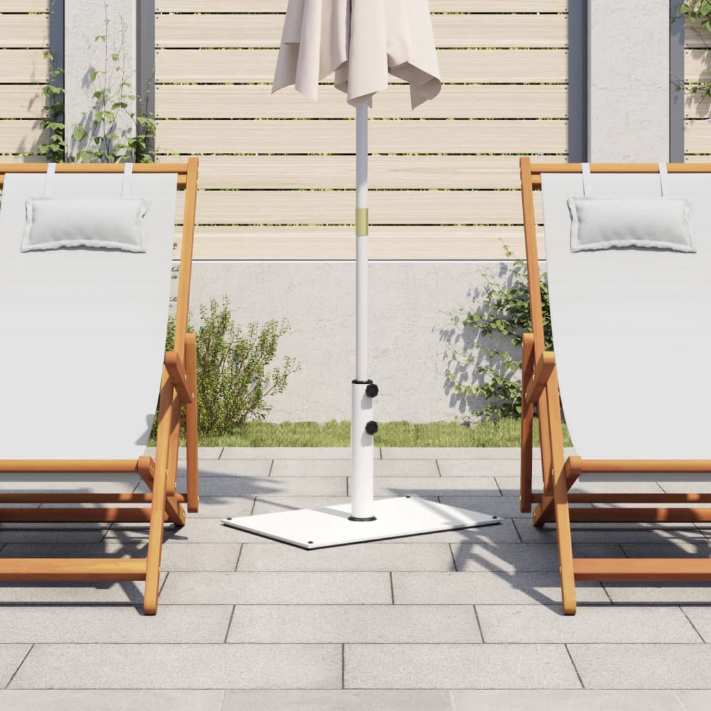 Parasol base for Ø32/38/48 mm poles 15 kg rectangular