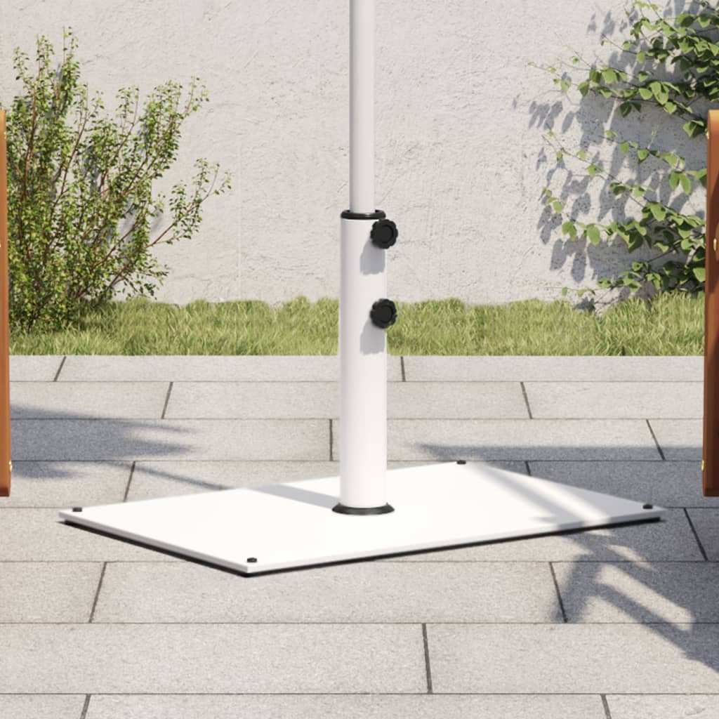 Parasol base for Ø32/38/48 mm poles 15 kg rectangular