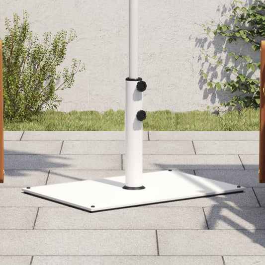 Parasol base for Ø32/38/48 mm poles 15 kg rectangular