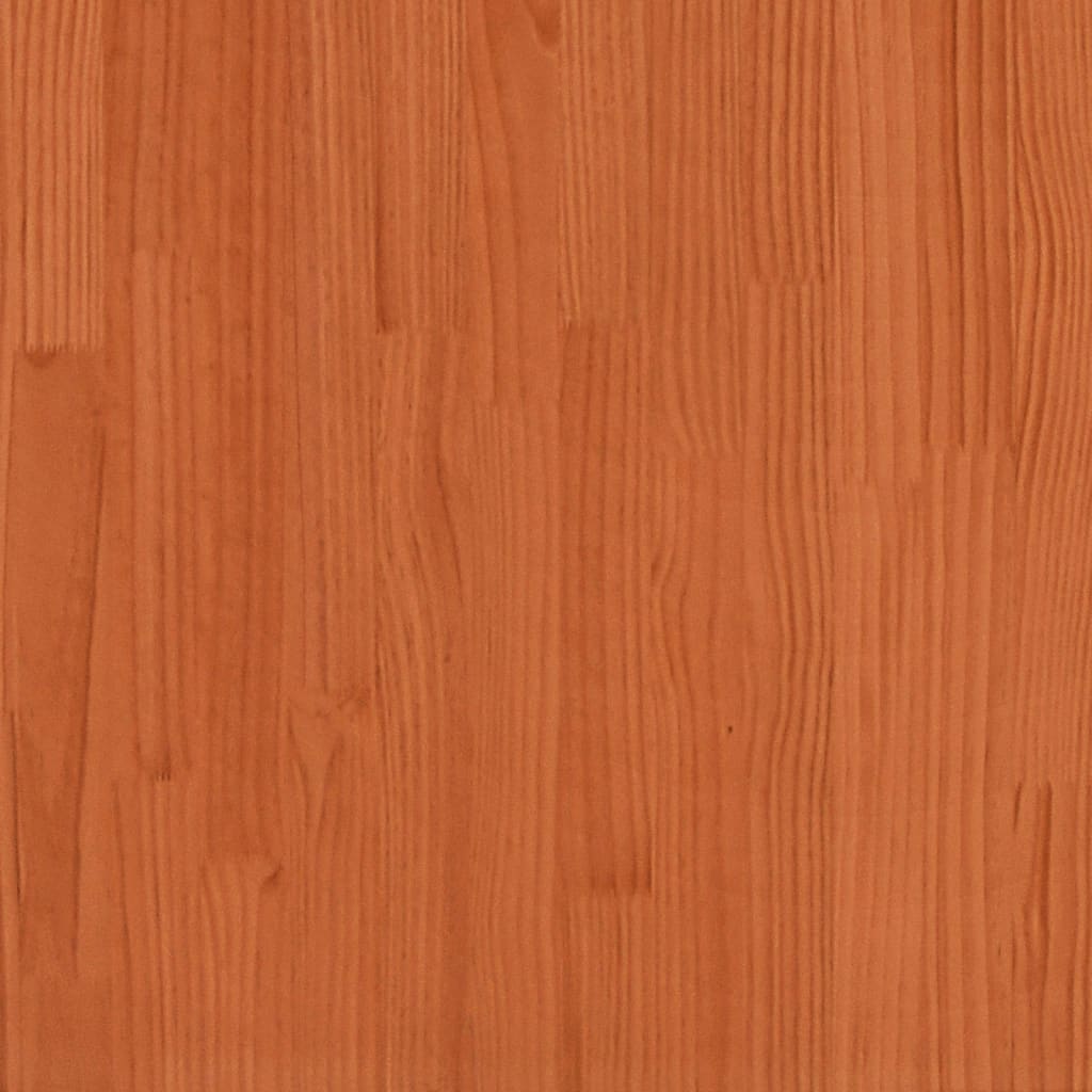 Monitor stand wax brown 50x27x15 cm solid pine wood