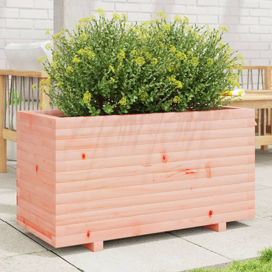 Planter 90x40x49.5 cm solid Douglas fir