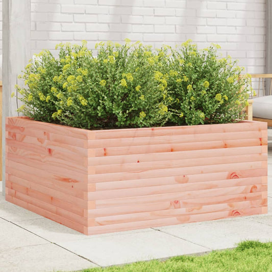 Planter box 100x100x46 cm solid wood Douglas fir