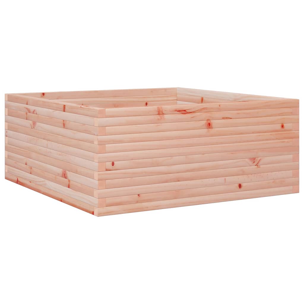 Planter 110x110x46 cm solid Douglas fir