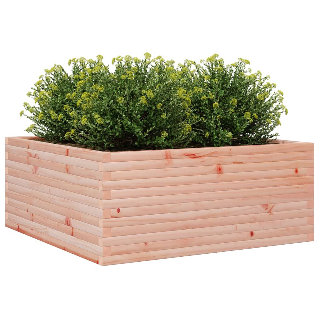 Planter 110x110x46 cm solid Douglas fir