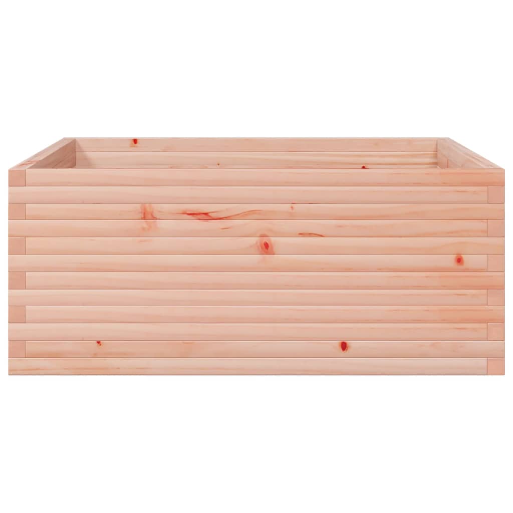 Planter 110x110x46 cm solid Douglas fir