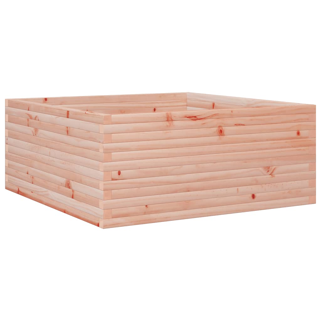Planter 110x110x46 cm solid Douglas fir