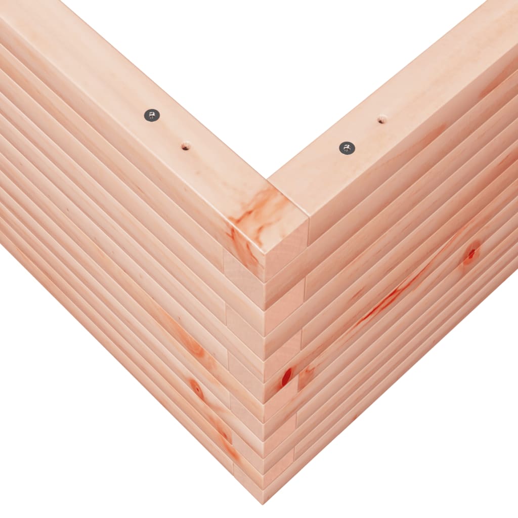 Planter 110x110x46 cm solid Douglas fir