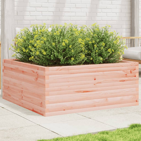 Planter 110x110x46 cm solid Douglas fir