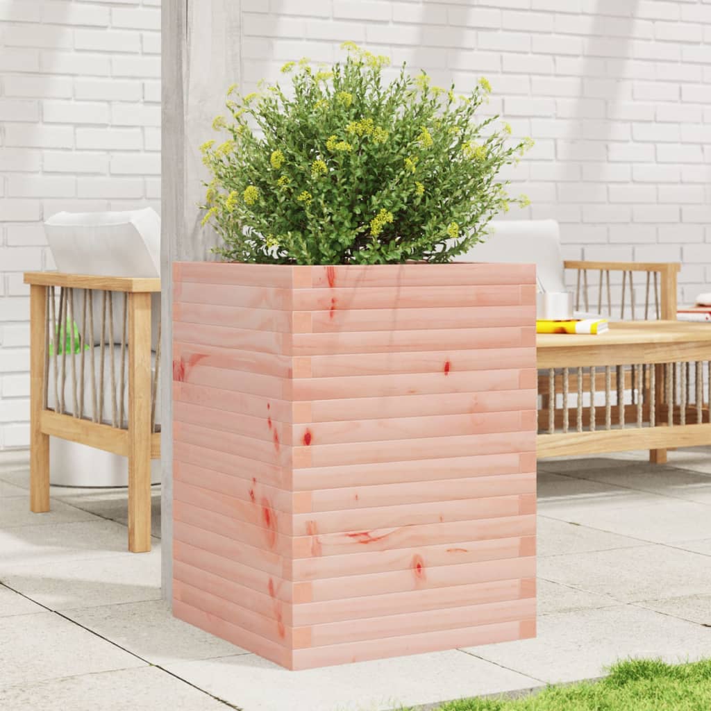 Planter box 50x50x68.5 cm solid wood Douglas fir