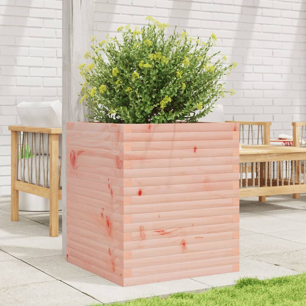Planter 60x60x68.5 cm solid Douglas fir