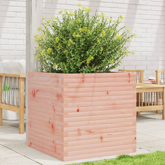 Planter box 70x70x68.5 cm solid wood Douglas fir