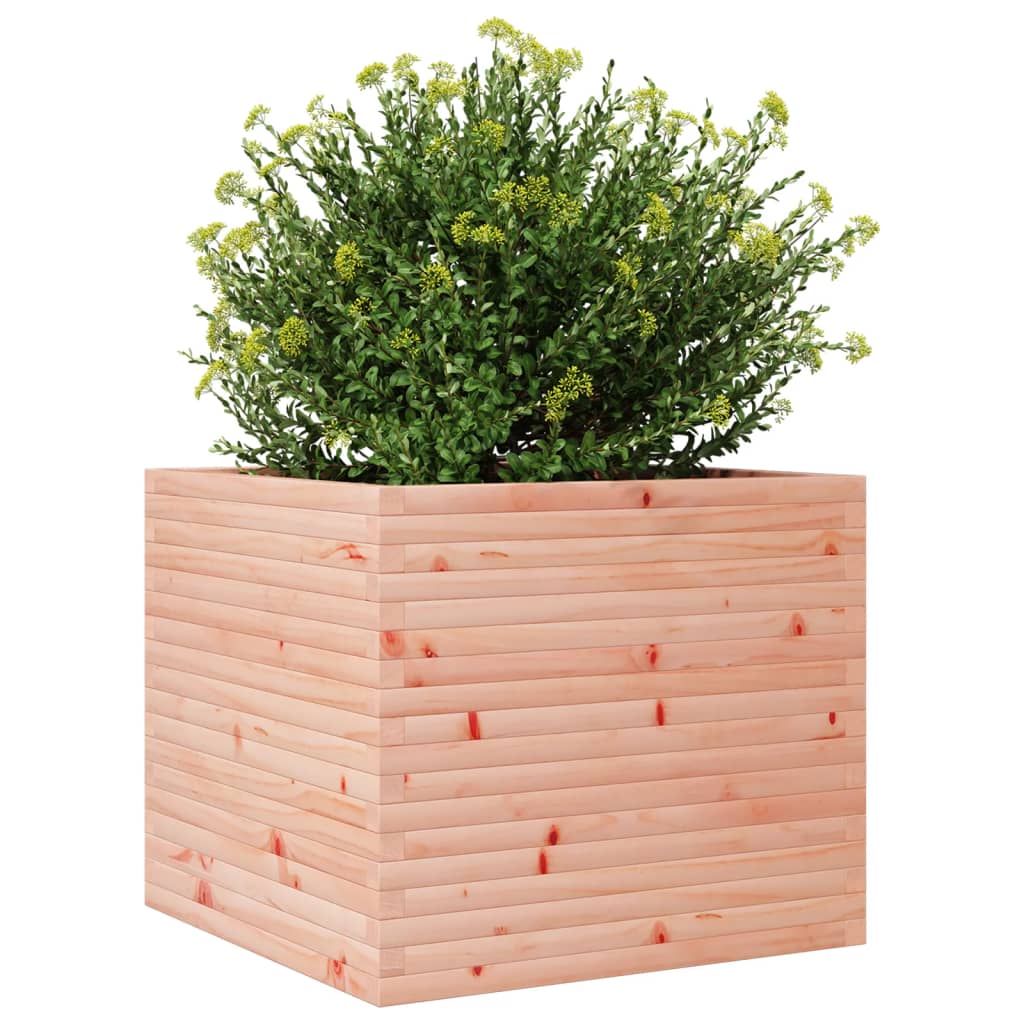 Planter 80x80x68.5 cm solid Douglas fir
