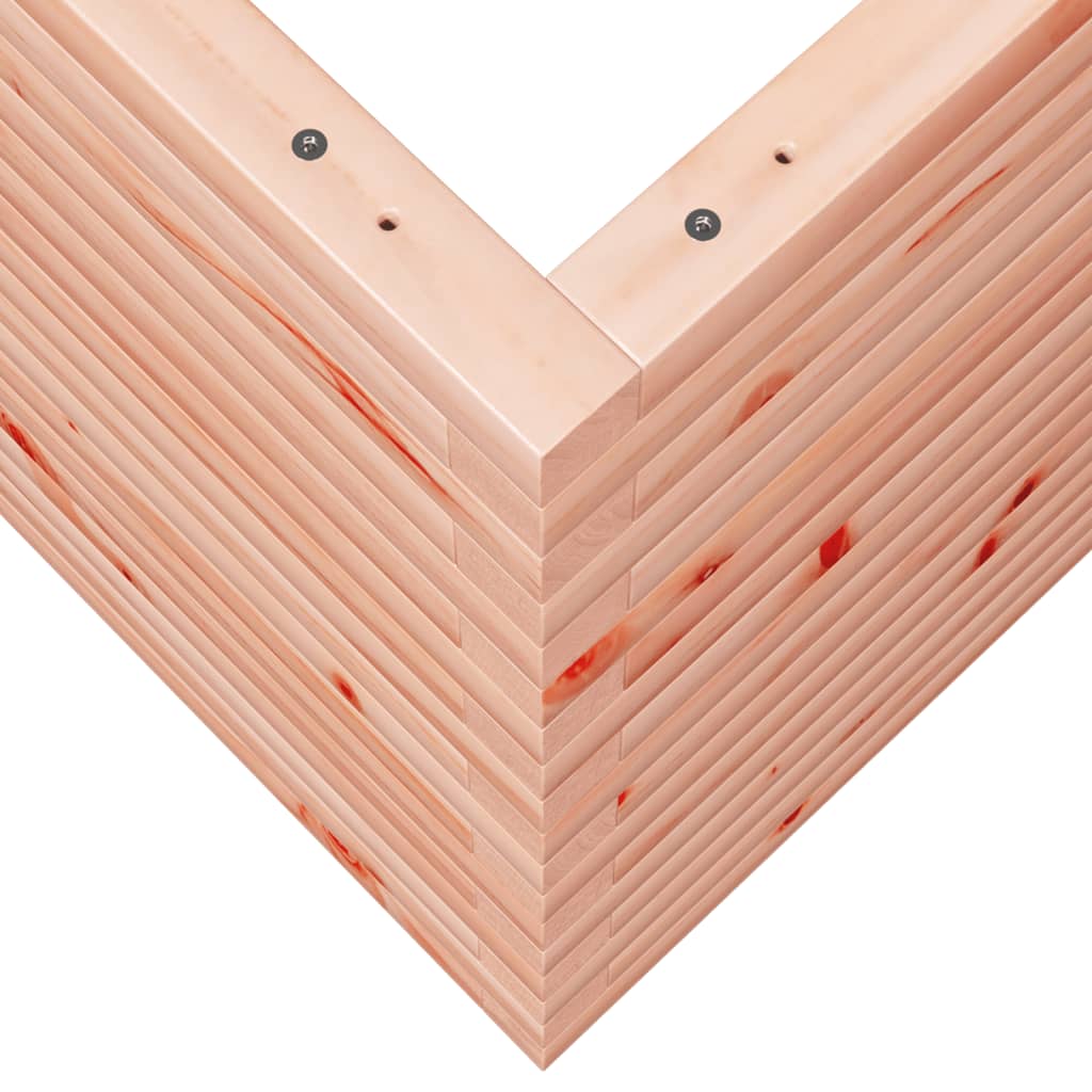Planter 80x80x68.5 cm solid Douglas fir
