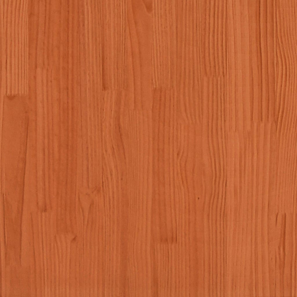 Planter box wax brown 110x40x49.5 cm solid pine wood