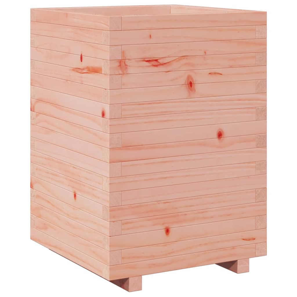 Planter box 50x50x72.5 cm solid wood Douglas fir