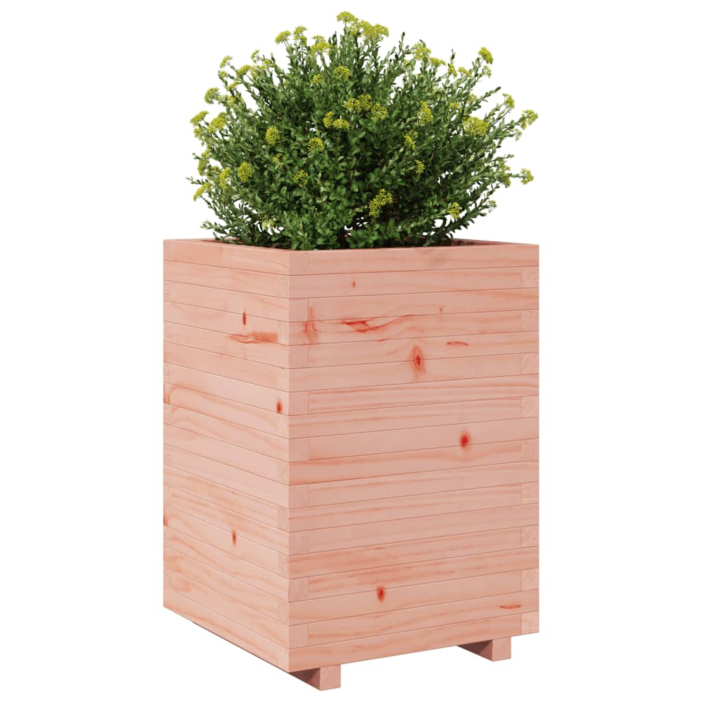 Planter box 50x50x72.5 cm solid wood Douglas fir