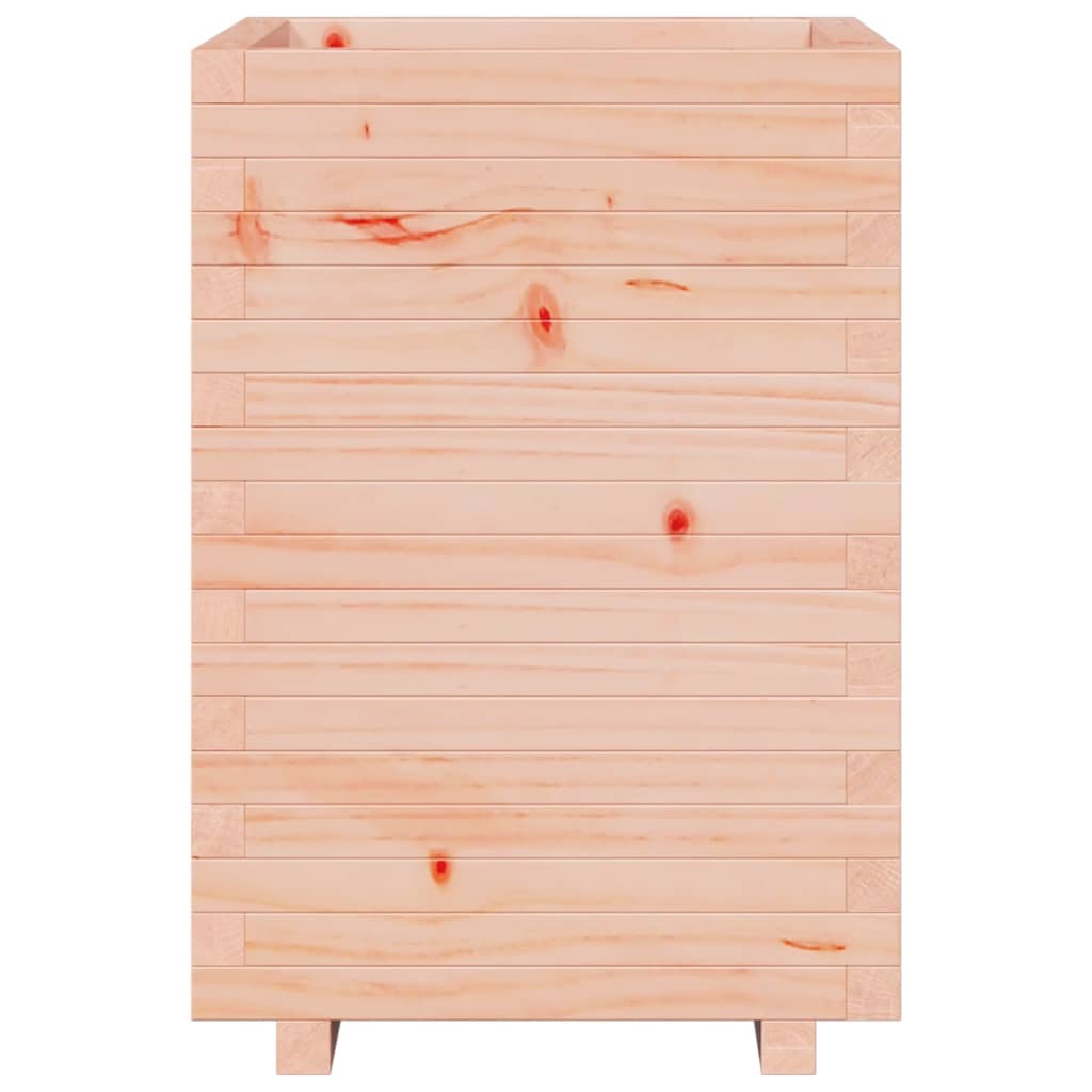 Planter box 50x50x72.5 cm solid wood Douglas fir